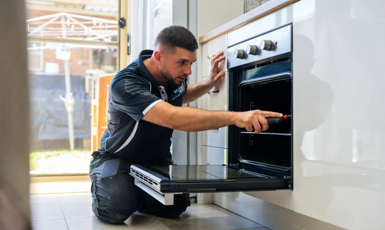 Electrical contractor checking wiring in Silverwater. Electrical contractor checking wiring in Silverwater.